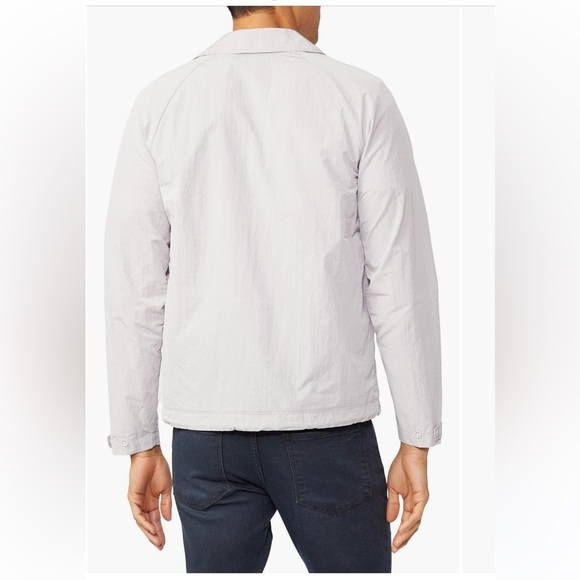 PAIGE Torin Crinkle Jacket Gray Zip Up lightweight Jacket men’s medium NWT - Picture 2 of 4